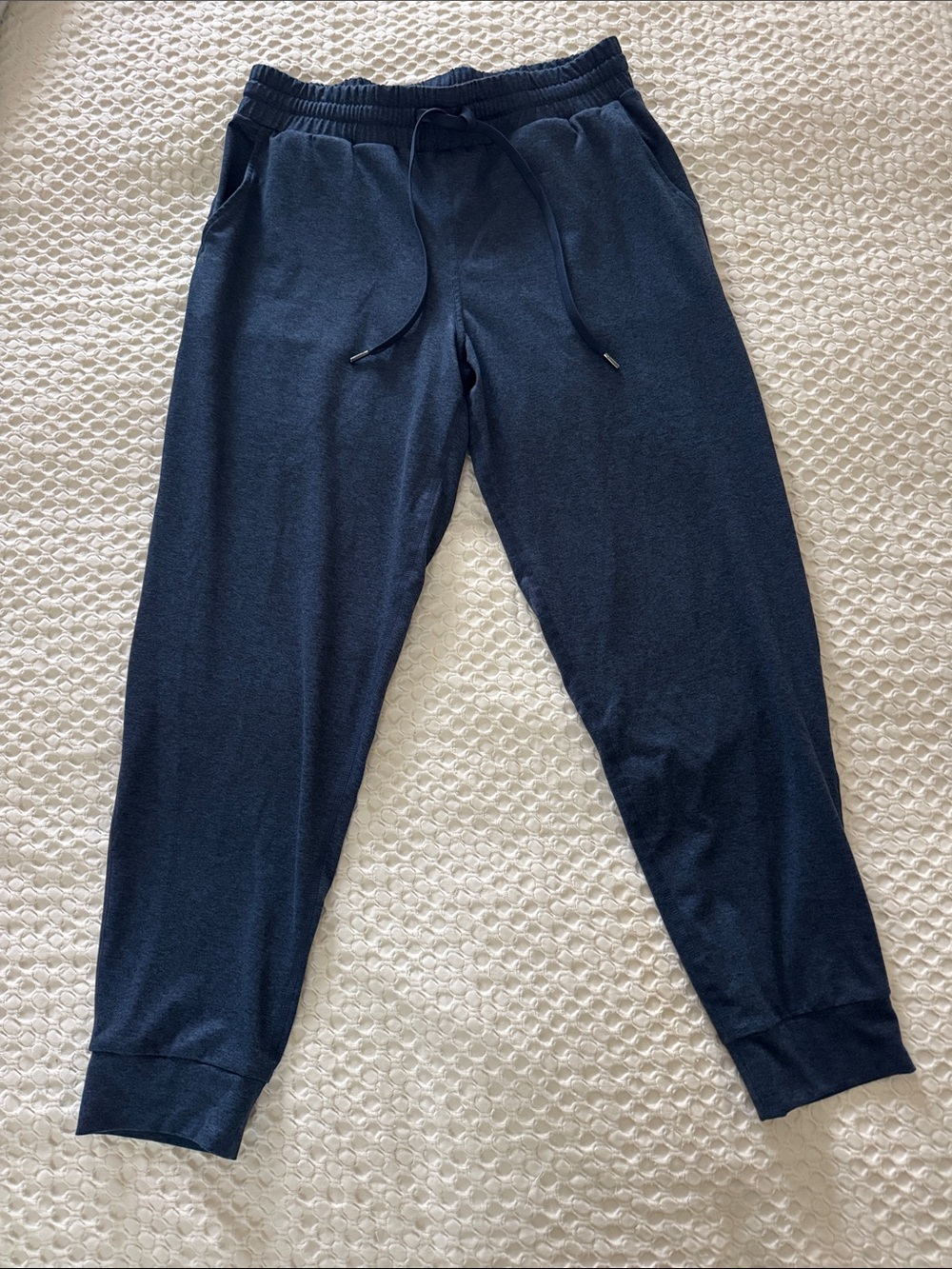 Quince Navy Blue Jogger Track Pants